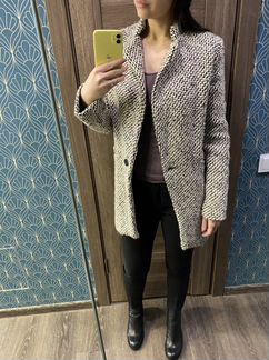 Пальто вязаное