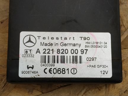 Блок управления вэбасто Mercedes X164 GL 164