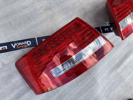 Задние фонари Audi A6 C6 04-08 с диодным стоп сигн