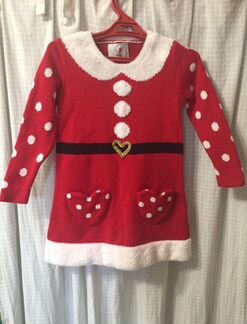 Новогоднее платье для девочки 98