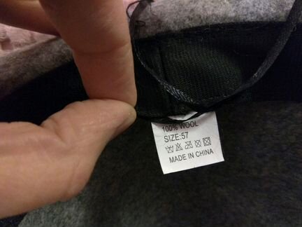 Шляпа серый меланж, 100 шерсть