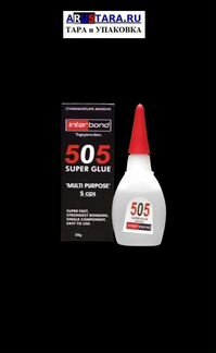 Супер клей interbond -505 20г