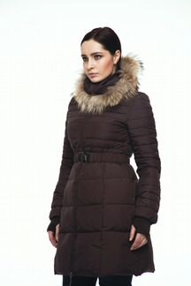 Женский длинный новый пуховик