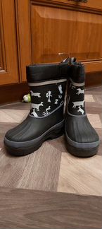 Сапоги резиновые утеплённые