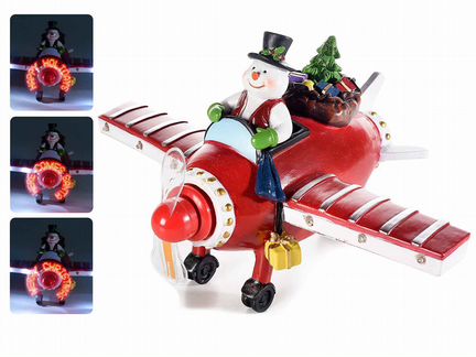 Рождественский Самолет с Дедом Морозом