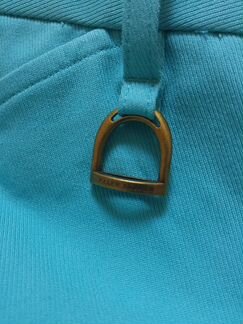 Брюки-скинни замшев. заплатками Polo Ralph Lauren