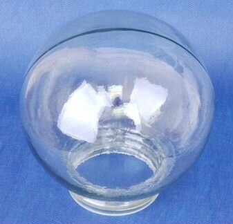 Винтажный стеклянный круглый ретро плафон