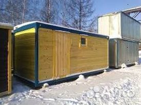 Баня из бытовки своими руками