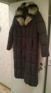 Зимние пальто с воротом из шиншилы.48р