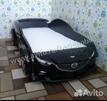 Кровать-машина EVO Мазда черный