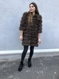 Шуба из песца