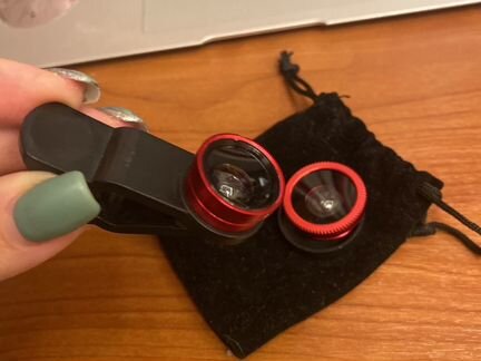 Линзы для телефона fisheye