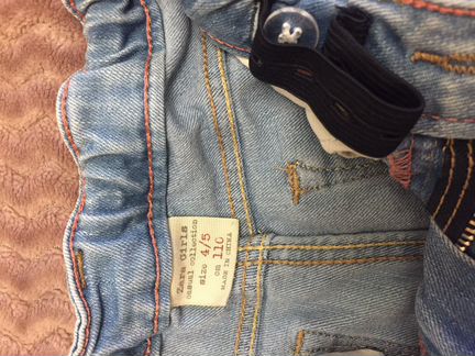 Джинсы zara для девочки