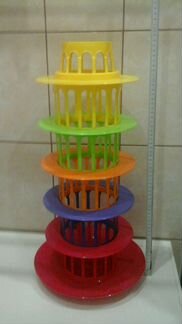 Обмен. Крупные Башня/Пирамида,Мягкий пазл и Кубики