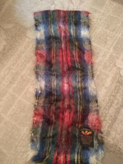 Мужской шарф мохеровый