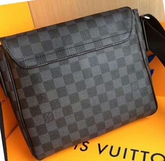 Мужская кожаная сумка Louis Vuitton А4