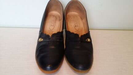 Туфли Кожа Австрия р.41-42(26,5см) Винтаж