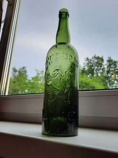 Антикварная бутылка Левенбрау кон.19 - начало 20 в