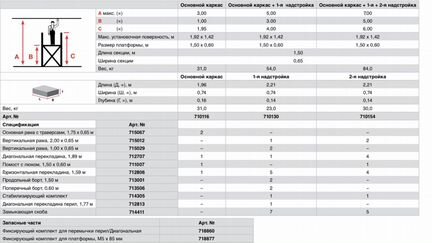 Climtec Krause алюминиевая подмость