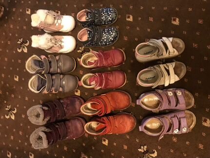 Обувь на девочку разные размеры