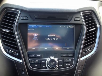 Запчасти/замена автомагнитолы SantaFe