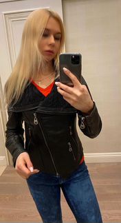 Куртка кожаная Dona,размер Xs