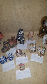 Фигурки сов разные