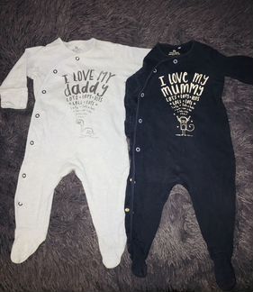 Песочники Mothercare, слипы Next