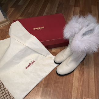 Ботильоны Baldinini с натуральным мехом