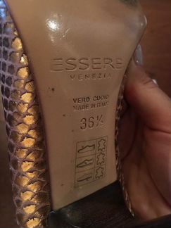 Туфли essere. Натуральная кожа