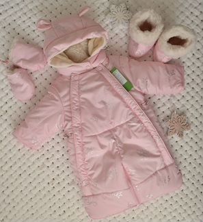 Зимний комбинезон трансформер для девочки новый