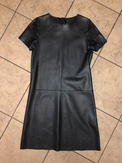 Кожаное платье Zara