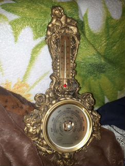 Барометр с термометром