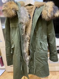 Парка женская с натуральным мехом