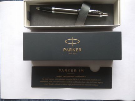 Ручка Parker IM dark espresso CT