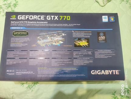 Видеокарта Gigabyte GeForce GTX 770 GV-N770OC-4GD