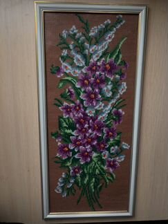 Вышивка крестом. Букет