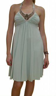 Мятное платье 