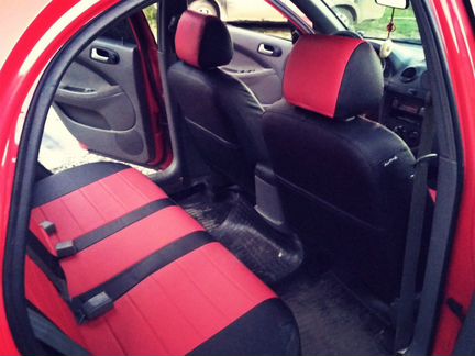 Модельные чехлы Шевроле Лачетти из экокожи