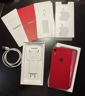 Телефон iPhone xr 64gb red б/у ростест