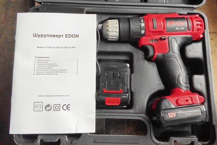Акк. дрель-шуруповерт edon CF-1205