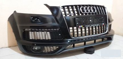 Бампер в сборе передний Audi Q7 S-Line 4L