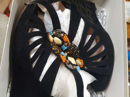 Босоножки новые Respect р.38 замшевые