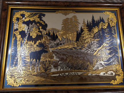 Гравюра на стали Златоуст, картина