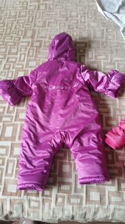 Демисезонный утепленный комбинезон 80 р