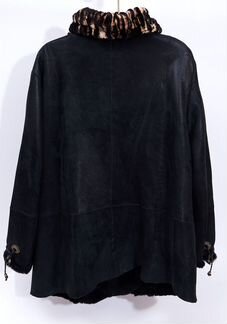 Дублёнка женская (размер 56) черного цвета