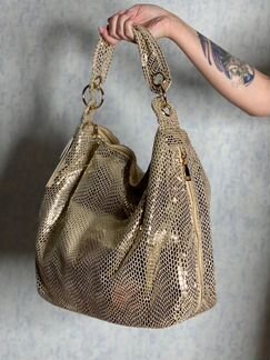 Лазерное золото баул. сумка