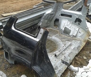 Задняя часть Мицубиси Оутлэндер 2004-2007гв