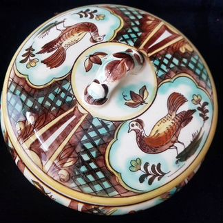 Шкатулка блинница птицы конаково