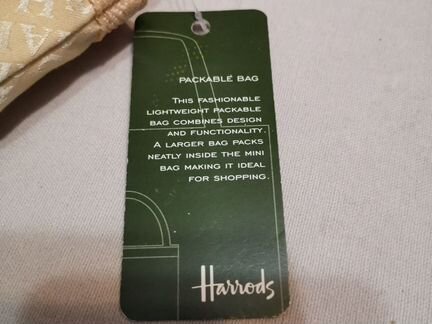 Сумка шоппер складная Harrods